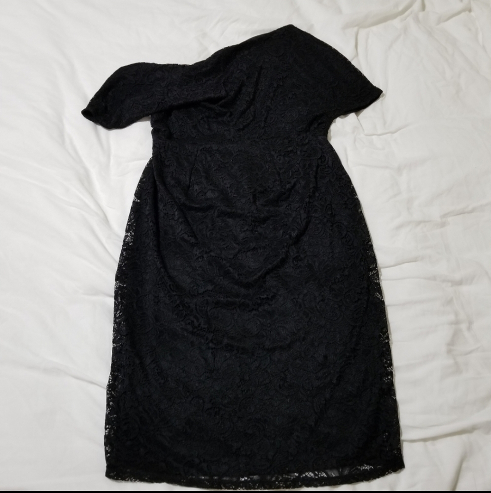 Asos Maternity One Shoulder Lace Dress - Picture 4 of 6